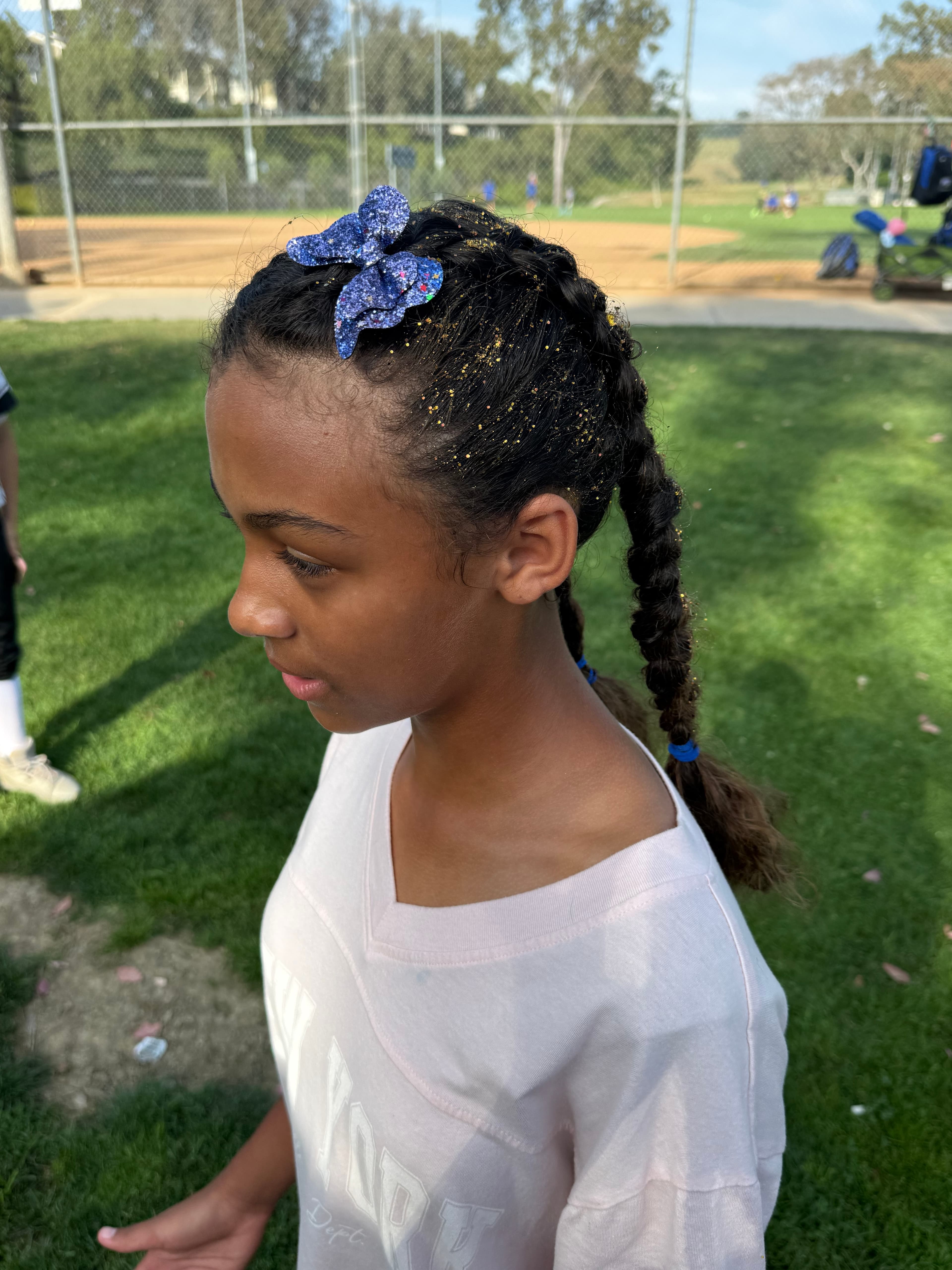 Glitter braids